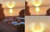 Extraordinary solar halo recently photographed in Bulgaria.