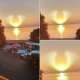 Extraordinary solar halo recently photographed in Bulgaria.